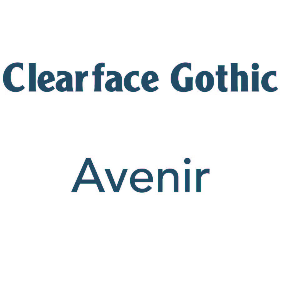 typefaces
