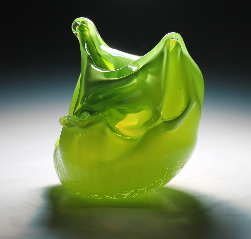 student's abstract glass work