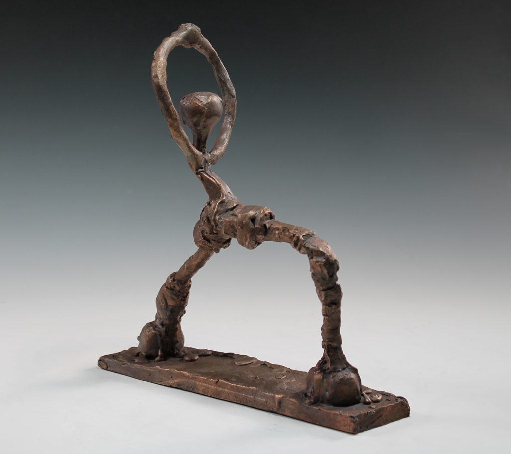 abstract student sculpture