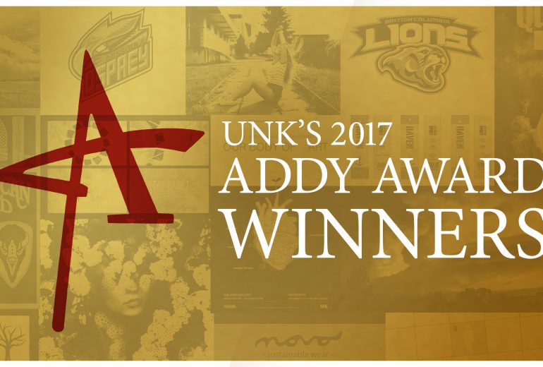UNK Addy Award Winners cover image