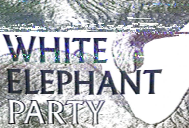White Elephant Party announcement