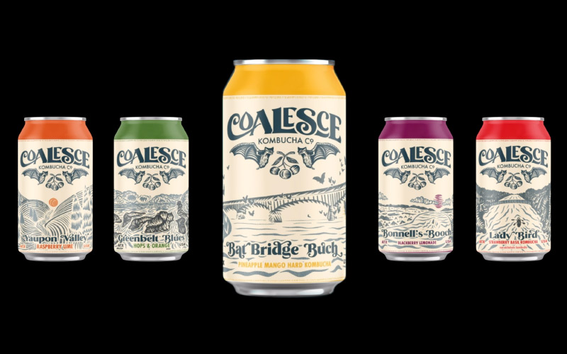 packaging design example for Coalesce