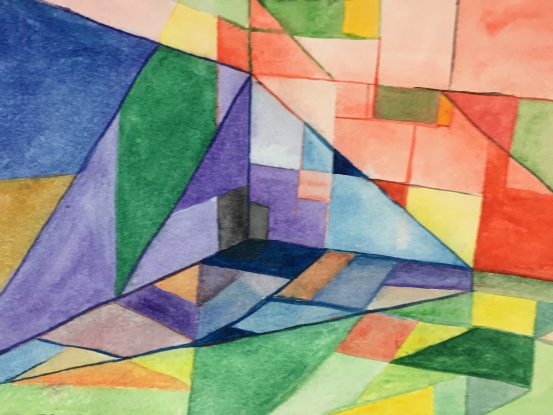 abstract painting by Emily Broadwell