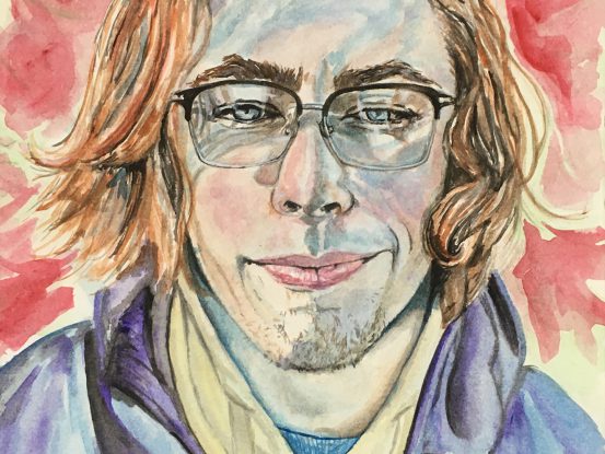 portrait of a young man by Emily Broadwell