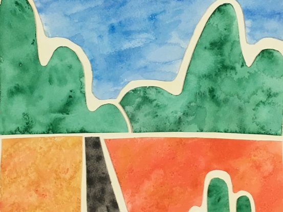 abstract painting by Erin Mehlin