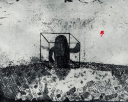 <b>Geer An</b><br><i>Confine</i><br>2022<br>etching/soft ground<br>40 cm × 31 cm