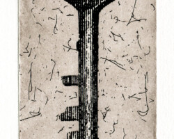 <b>Ioannis Anastasiou</b><br><i>Deja Vu</i><br>2022<br>etching, aquatint, serigraphy<br>12 cm × 20 cm