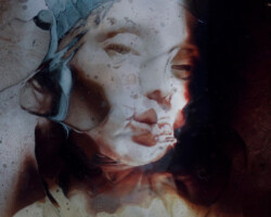 <b>Milla Po</b><br><i>Girl in a Blue Hat</i><br>2022<br>digital photography<br>30.5 cm × 42.6 cm