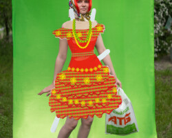 <b>Tetiana Mytsyk</b><br><i>Rural glamor</i><br>2021<br>experimental photography<br>20 cm × 30 cm