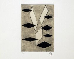 <b>Dominique Labauvie</b><br><i>B.A.T</i><br>drypoint<br>7.5 in × 10 in
